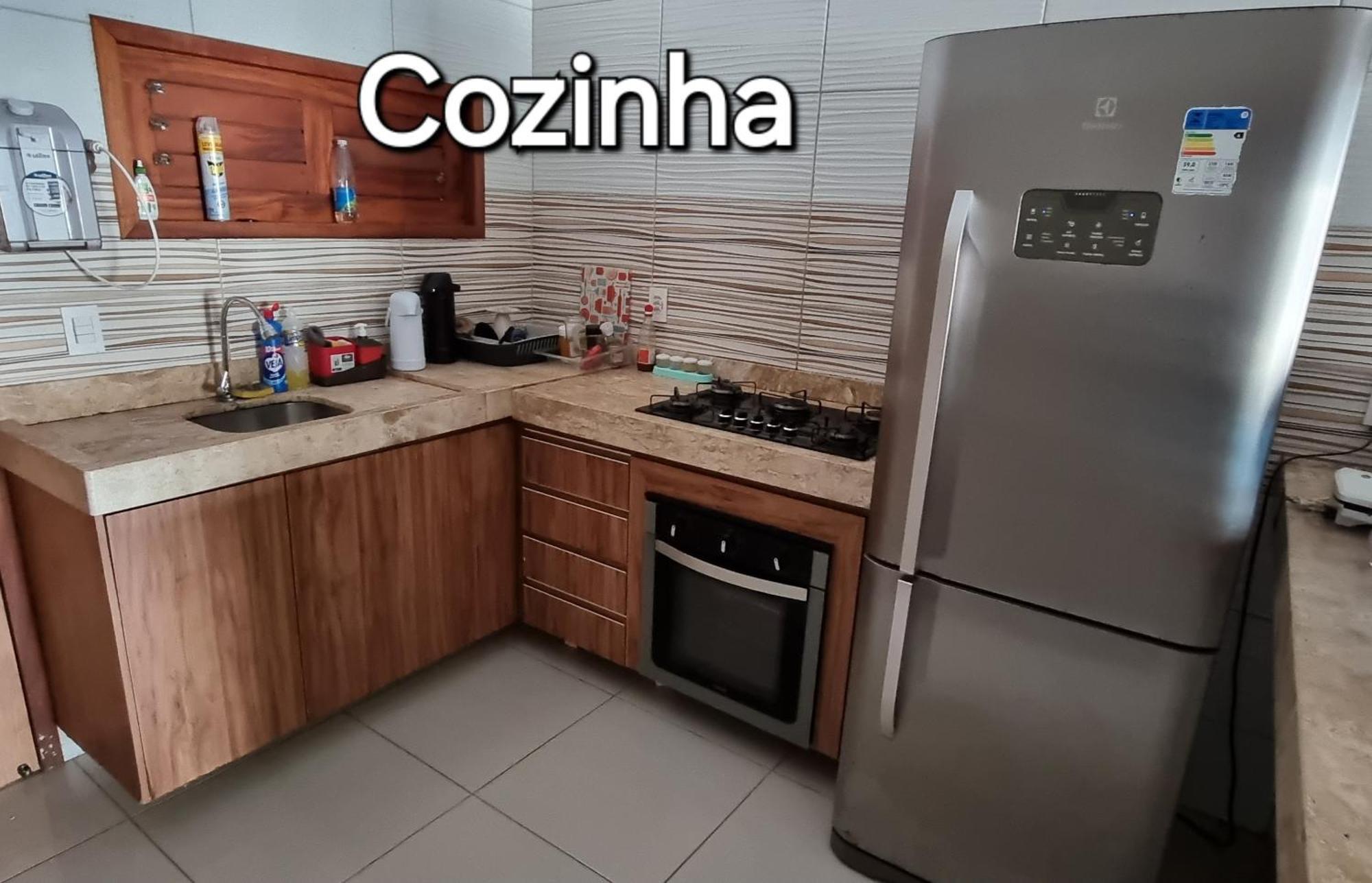 Casa Na Praia Com Vista Para O Mar Luis Correia Exteriör bild