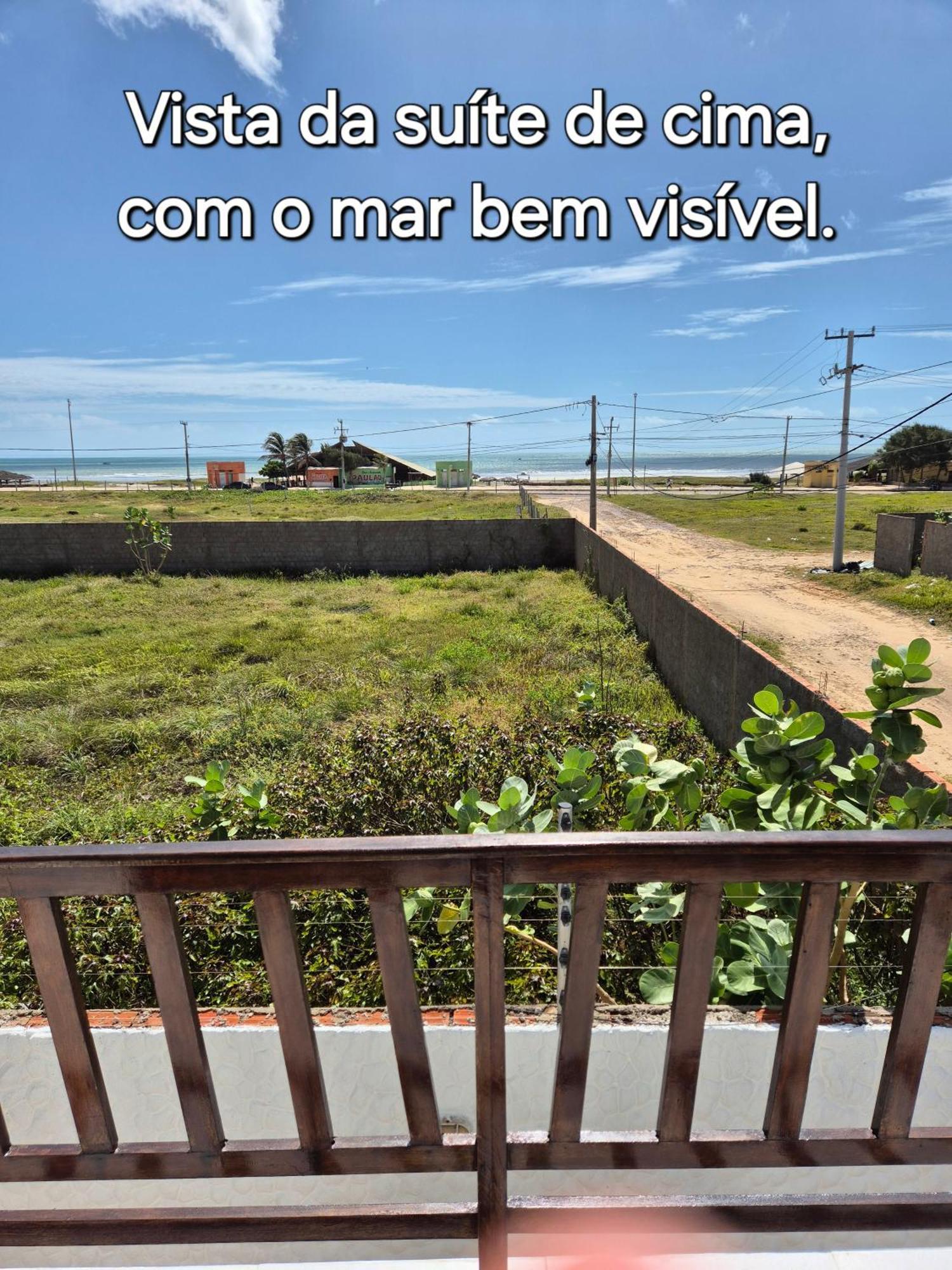 Casa Na Praia Com Vista Para O Mar Luis Correia Exteriör bild